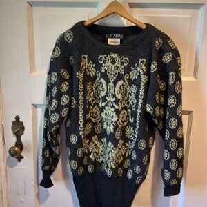 Escada Margaretha Ley Vintage Wool Angora Sweater